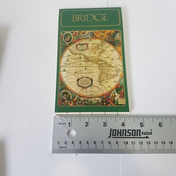 CASPARI Bridge Ensemble Double 2 Deck Cards Score Pad World Map Huntington+ 130 - Picture 9 of 16